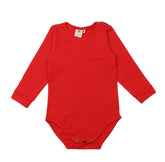 Long-sleeved bodysuit made of cotton (organic)